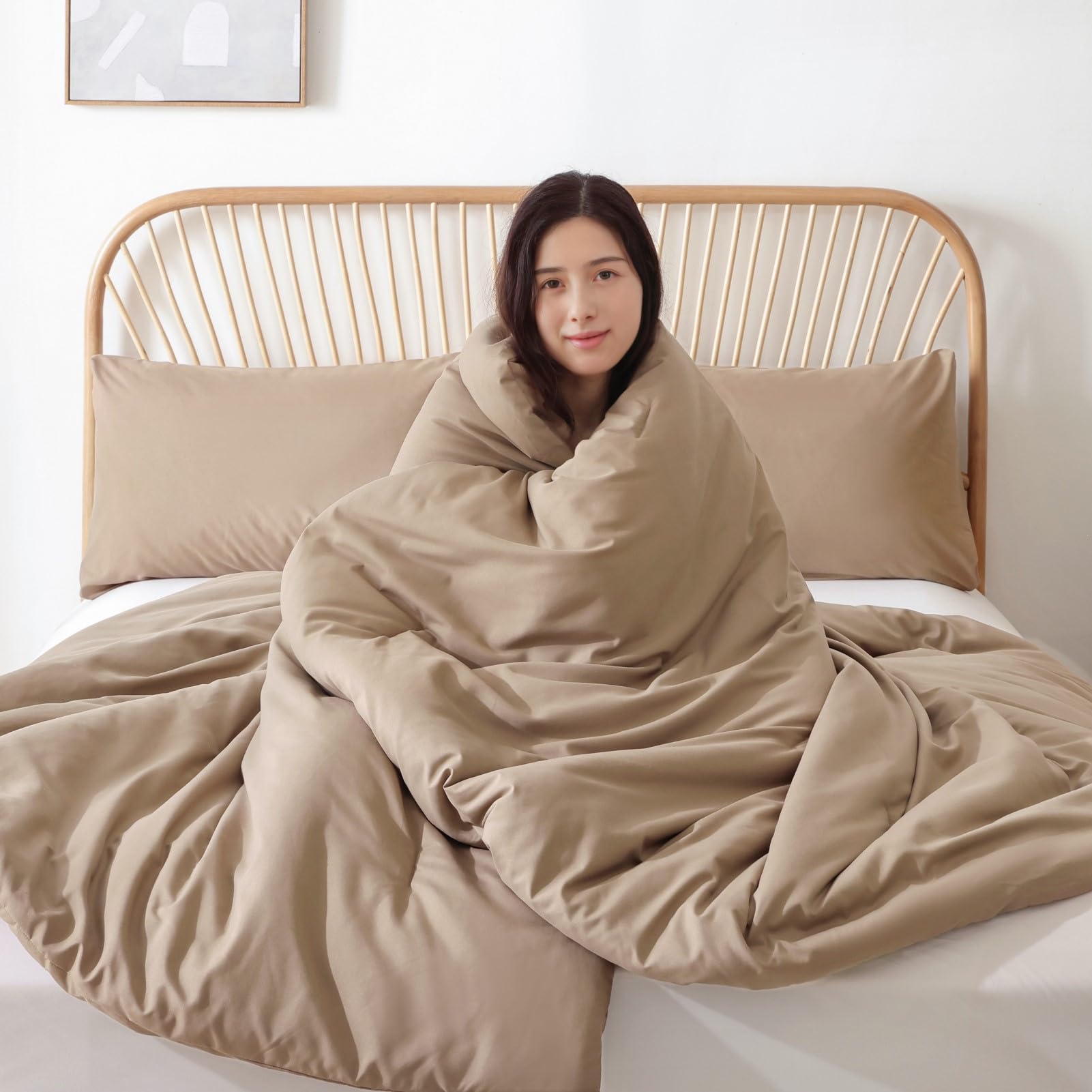 ROSGONIA pillowcase seam detail showing construction quality and lasting edge strength