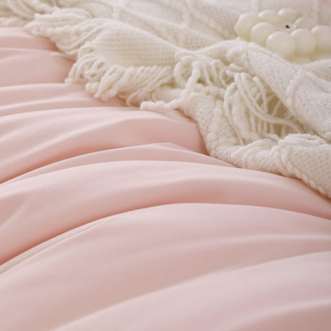 ROSGONIA fabric texture with hand touch showing softness and breathable feel for comfort