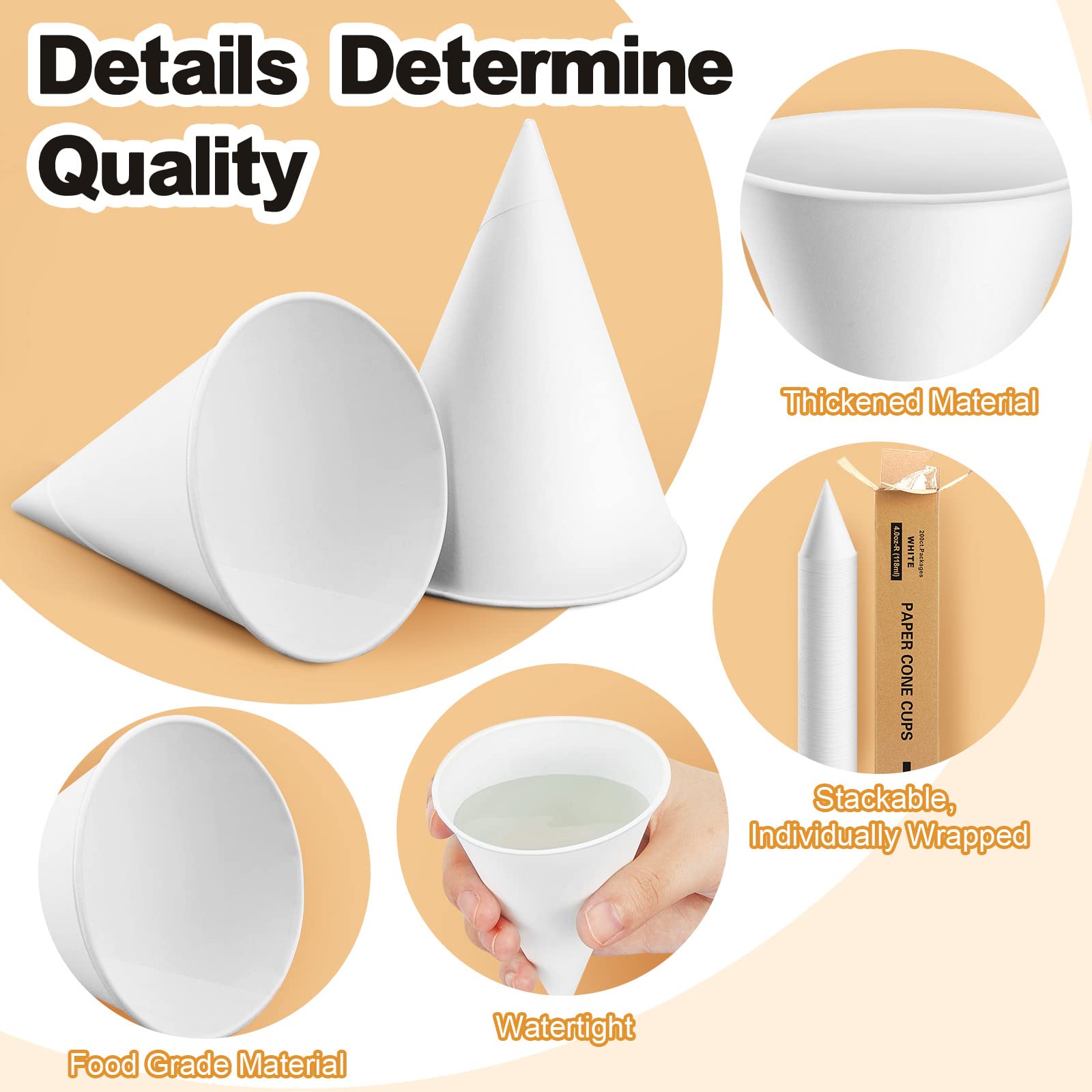 Roshtia cone cups in a water cooler dispenser for quick single-use benefit