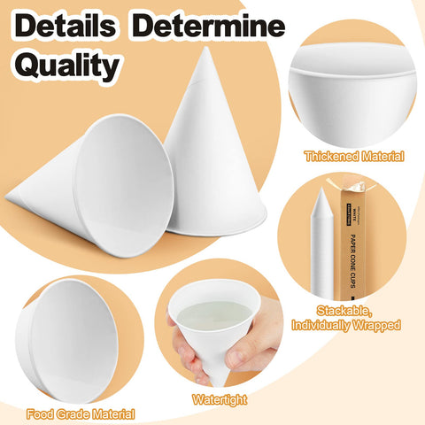 Roshtia cone cups in a water cooler dispenser for quick single-use benefit
