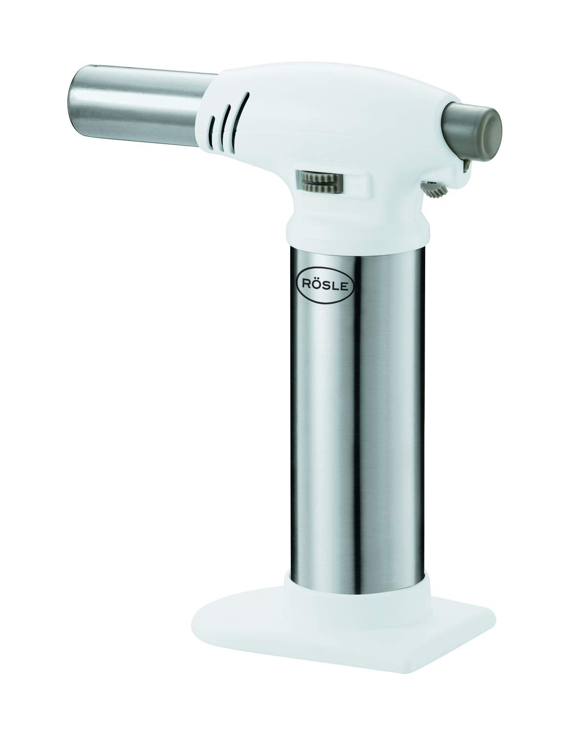 Rösle torch front view showing compact design and control benefits