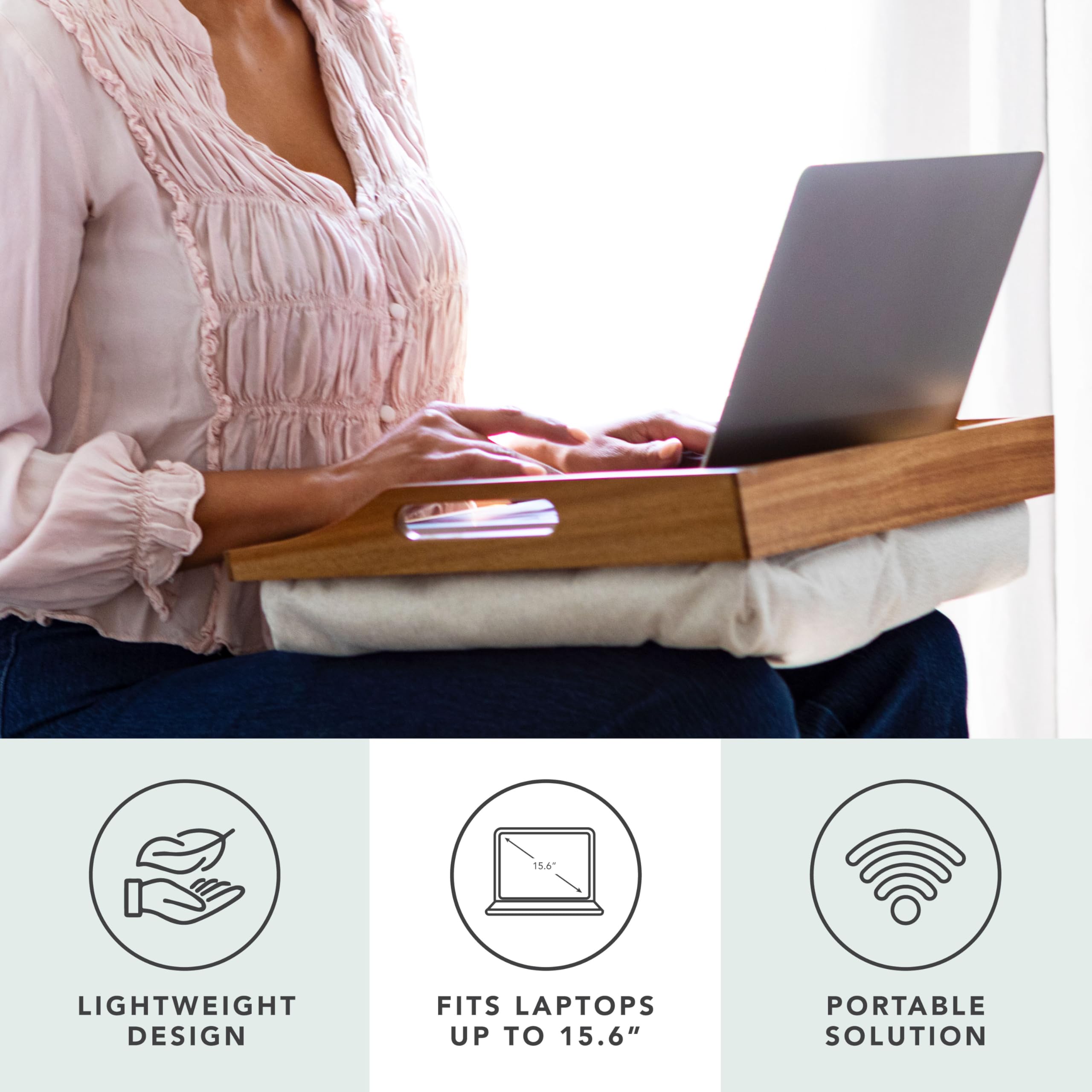 Rossie Home microbead cushion close-up highlighting comfort and lap support