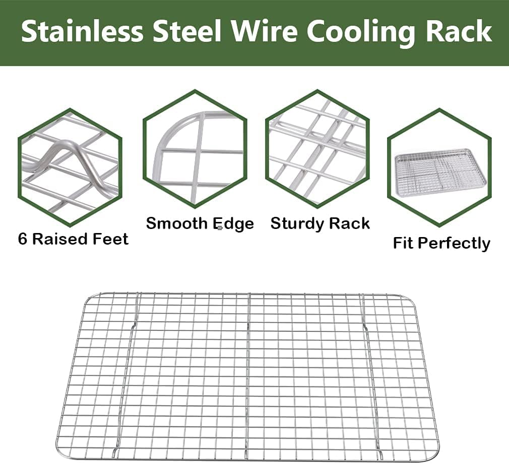 Rottay pan beside utensils showing 16x12 inch scale and compatibility