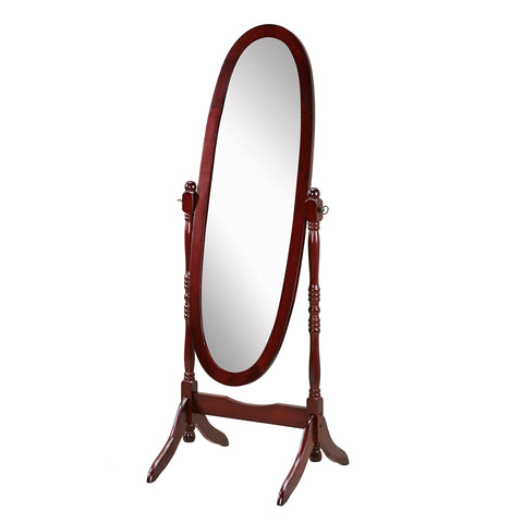 Roundhill Furniture in-bedroom styling showing mirror adding warmth and dressing convenience