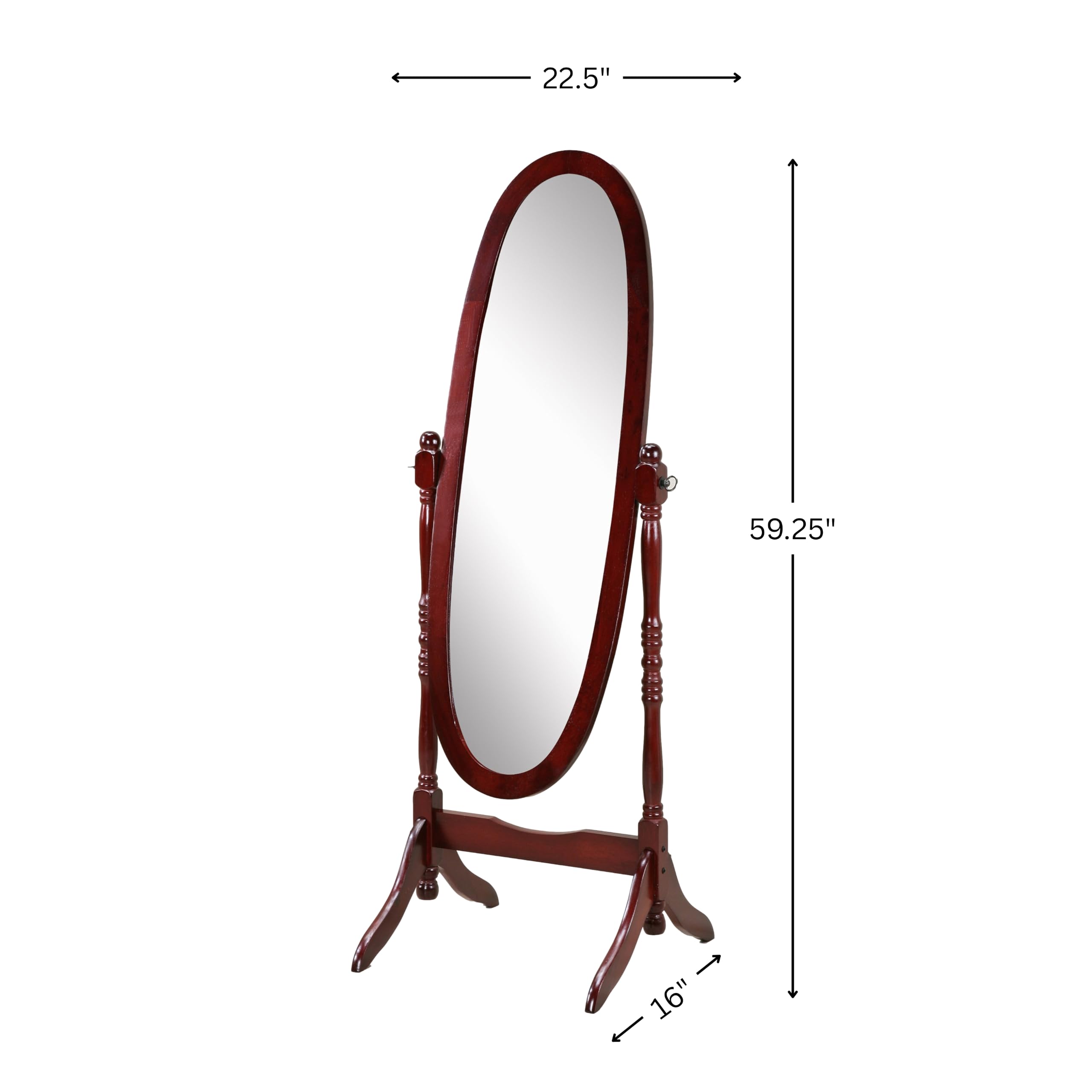 Roundhill Furniture cherry finish wood grain close-up highlighting durable frame detail