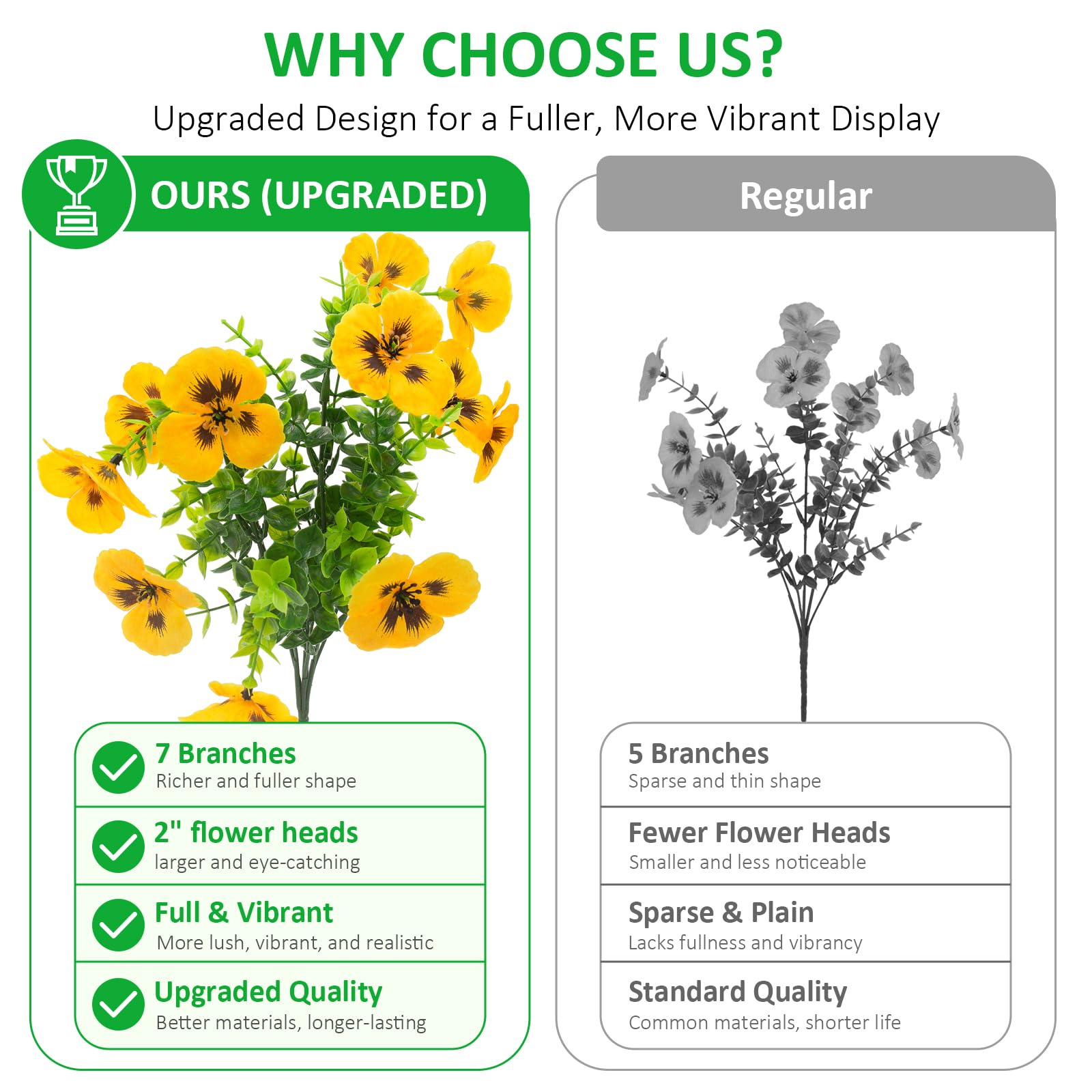 Rowfad lifestyle patio decor scene showing how pansies enhance outdoor living spaces