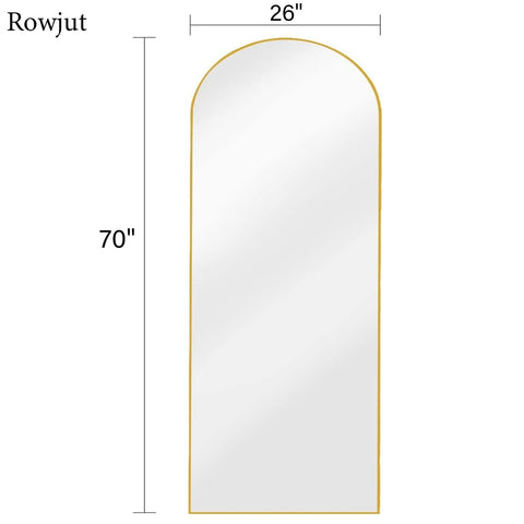 Rowjut mirror reflecting full body for confident outfit checks