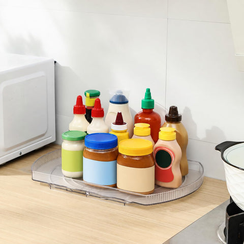 ROWNYEON placed in a pantry cabinet showing space-saving organization benefits