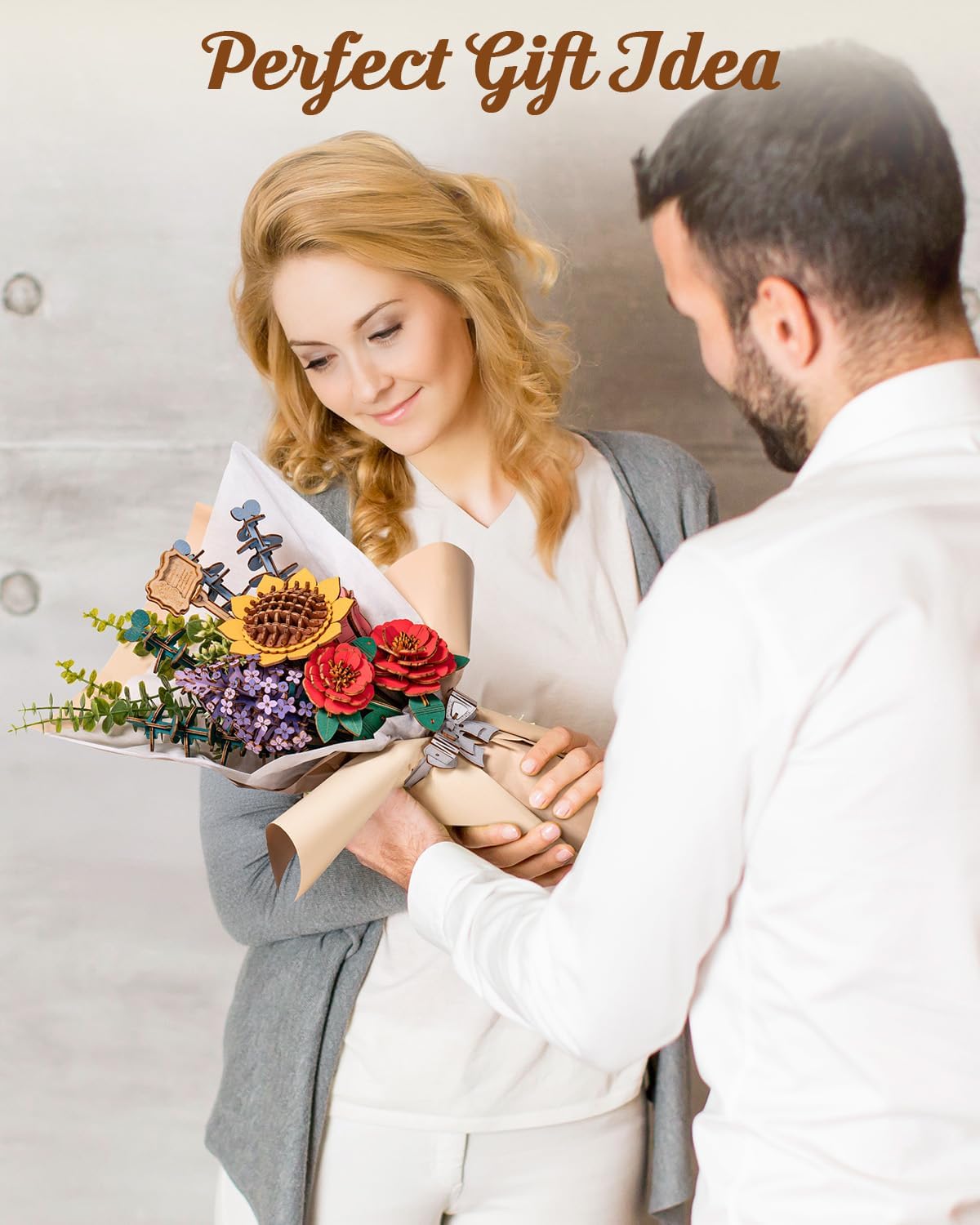 rowood painted customized flowers showing color finish and creative potential