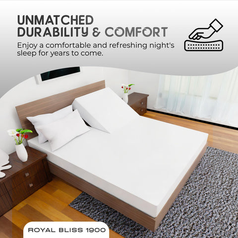 Royal Bliss 1900 on adjustable bed demonstrating independent movement