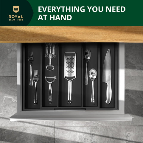 ROYAL CRAFT WOOD close-up bamboo grain highlighting durable natural finish
