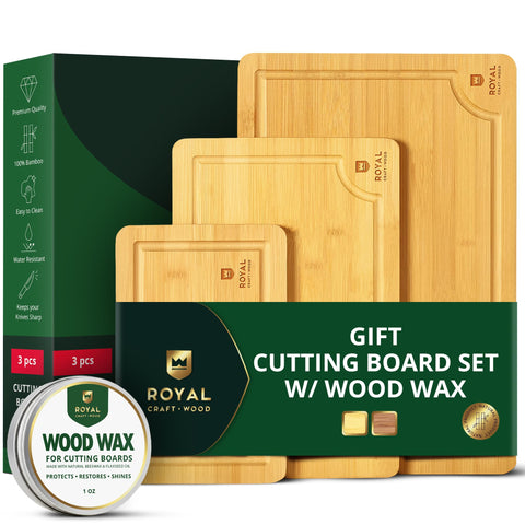 ROYAL CRAFT WOOD boxed set front view, ready-to-gift convenience