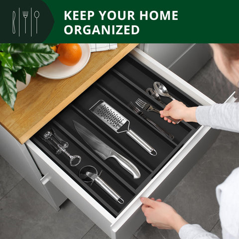 ROYAL CRAFT WOOD lifestyle shot on countertop conveying stylish organized kitchen