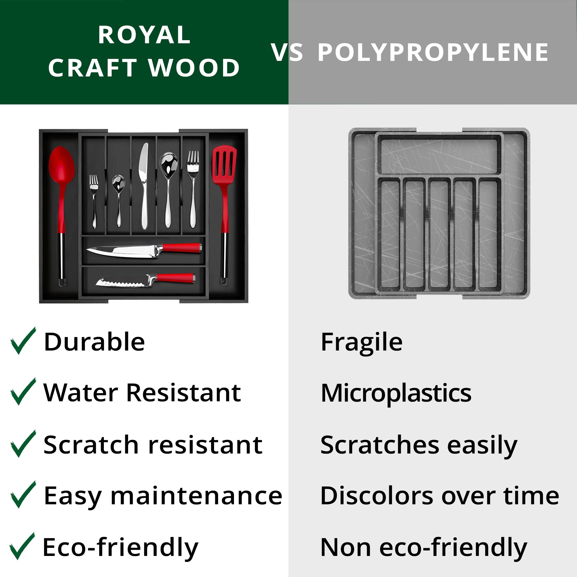 ROYAL CRAFT WOOD in a modern kitchen lifestyle scene for stylish organization