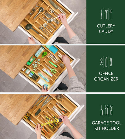 ROYAL CRAFT WOOD bamboo grain close-up showing premium finish and durability