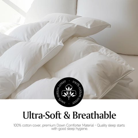 Royal Luxe interior corner loop close-up for secure duvet cover attachment