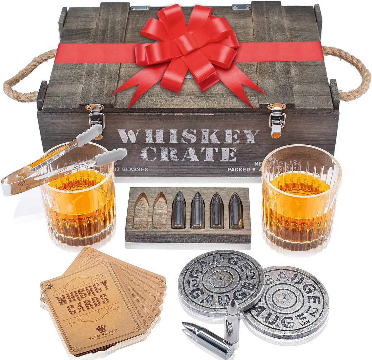 Royal Reserve front packaging showing full gift set and elegant presentation benefit
