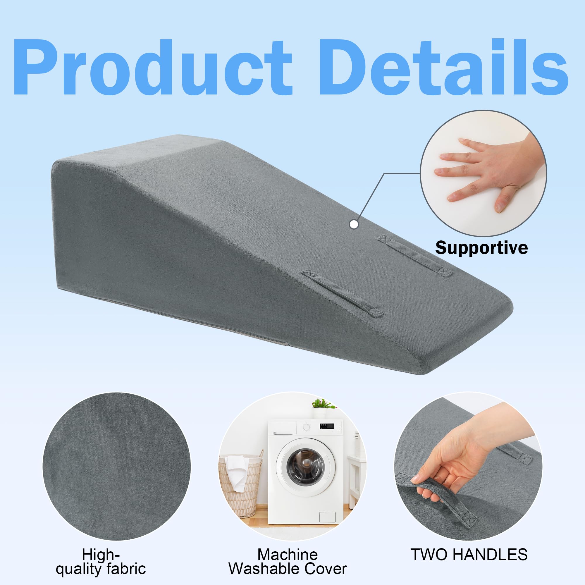 ROYALAY handle detail for easy repositioning and portable convenience