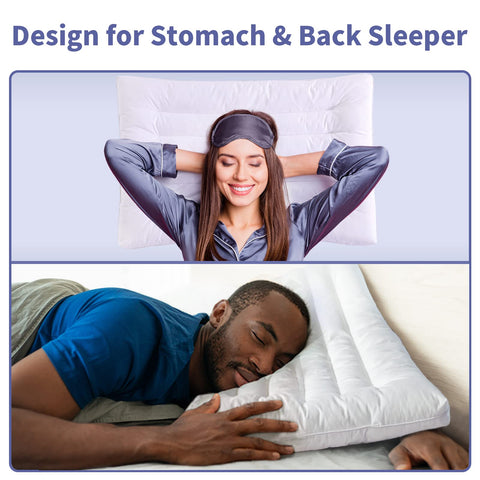 ROYALAY thin pillow folded in travel bag highlighting portable lightweight convenience