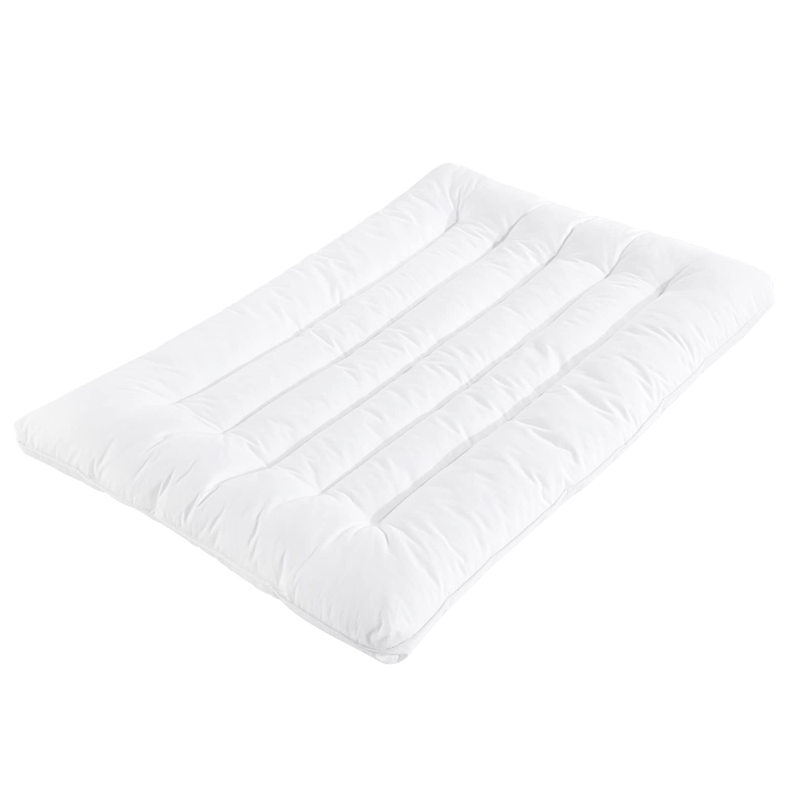 ROYALAY front view of slim 2.5 inch pillow showing low profile and clean finish