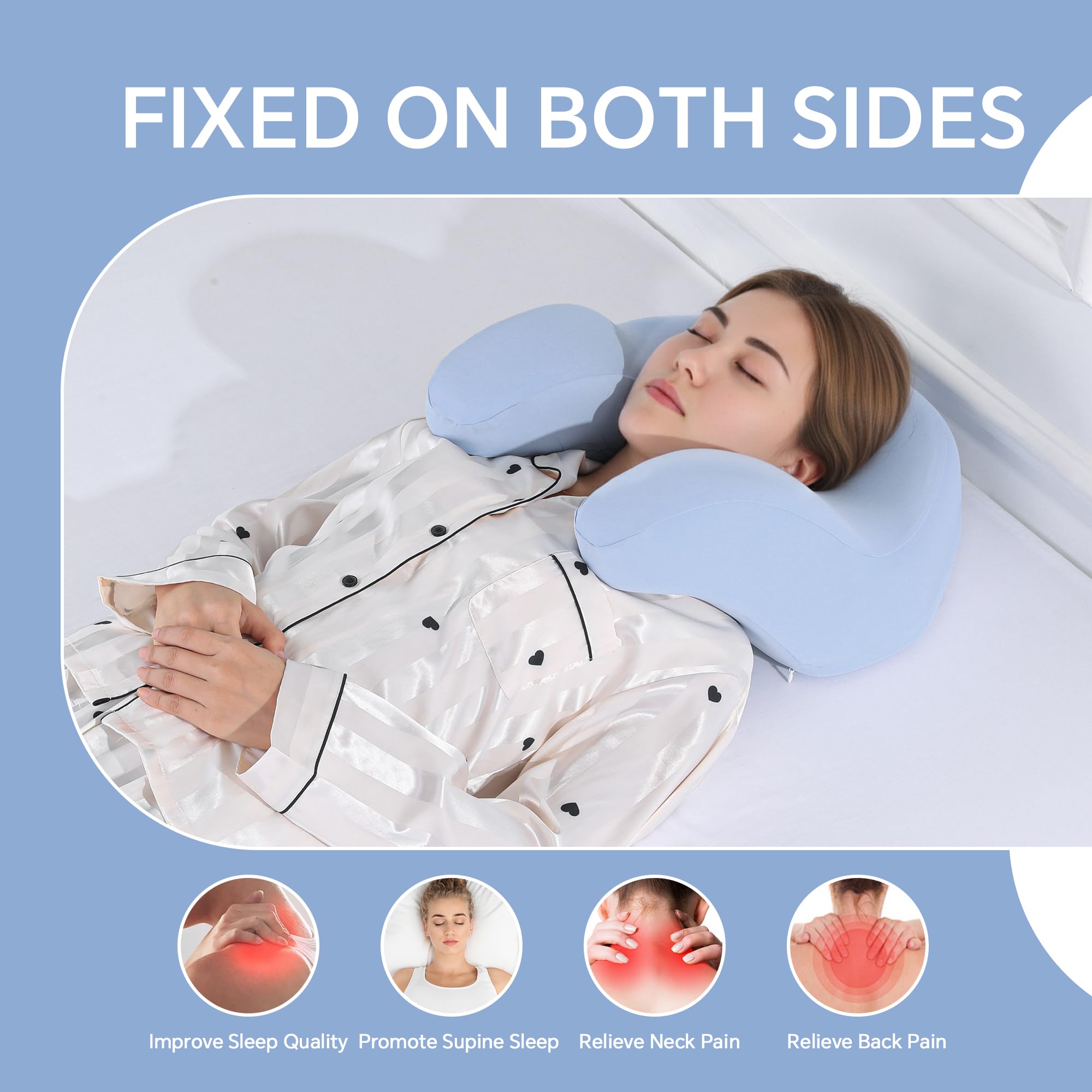ROYALAY two washable pillow covers highlighting easy-care interchangeability
