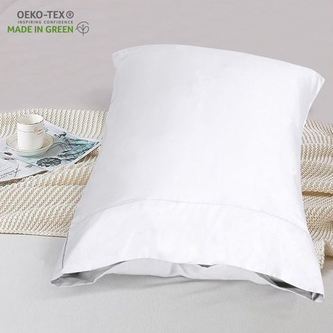 Royale Linens hem and stitching close-up, reinforced seams for longevity