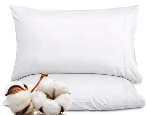 Royale Linens bedroom lifestyle shot, comfortable cooling cotton bedding