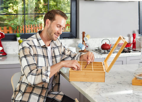 RoyalHouse size comparison with cups illustrating compact footprint and capacity