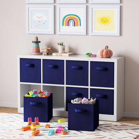 Royexe bin folded flat for compact storage saving closet space