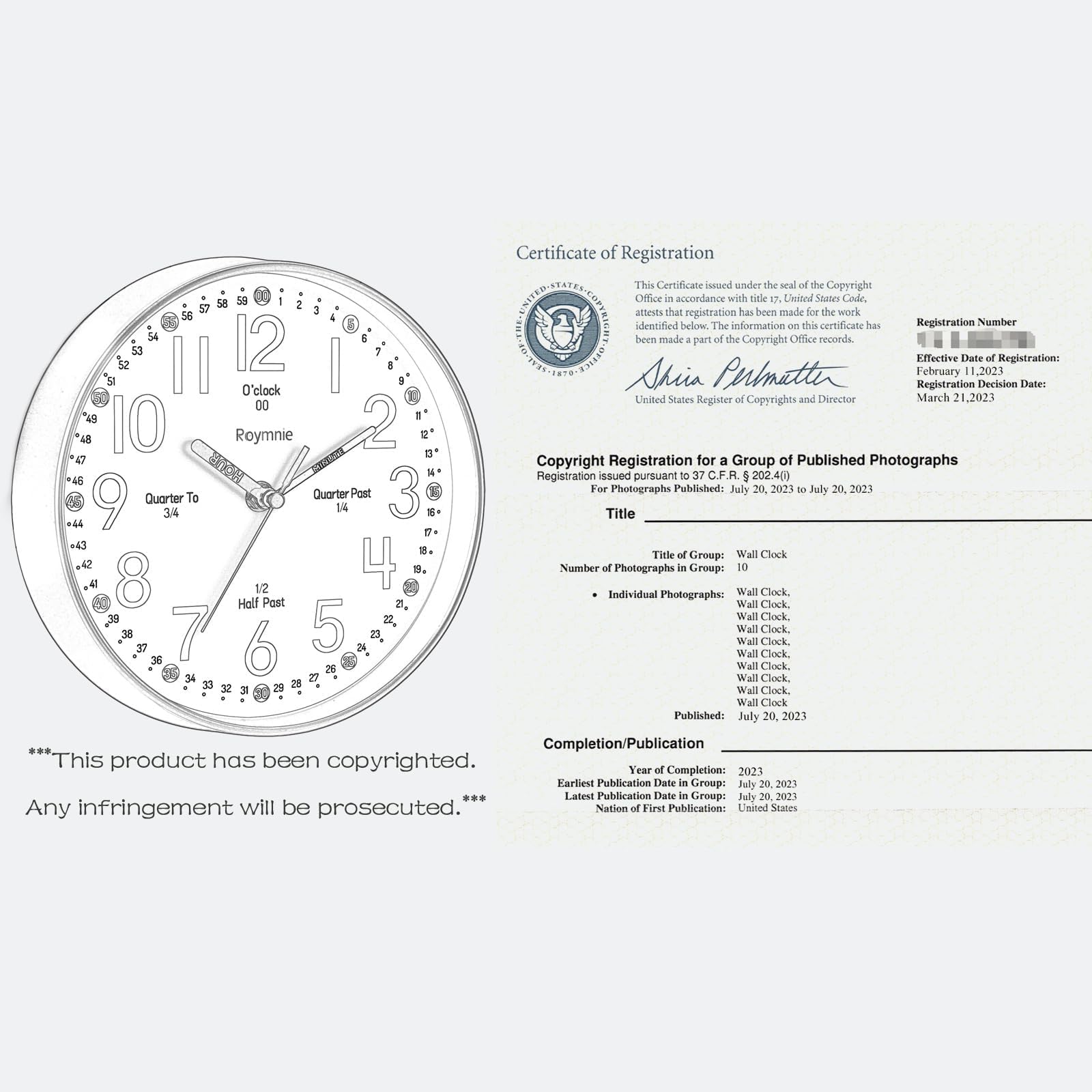 Roymnie size comparison next to ruler illustrating 12-inch scale