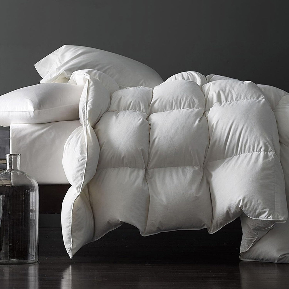 Royoliving front packaging showing California King comforter, clear presentation
