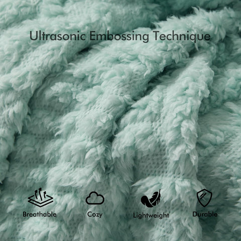 Royoliving close-up of soft microfiber texture highlighting plush feel and durability