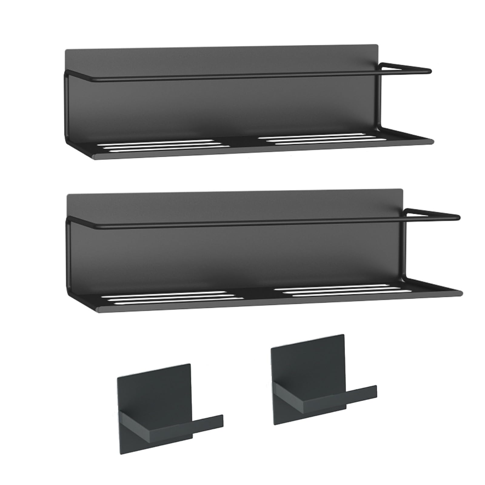 Roysili front packaging showing two magnetic shelves and holders, organizes fridge items