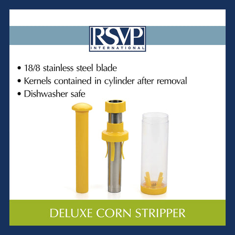 RSVP International bowl of stripped kernels showing ready-to-cook benefit