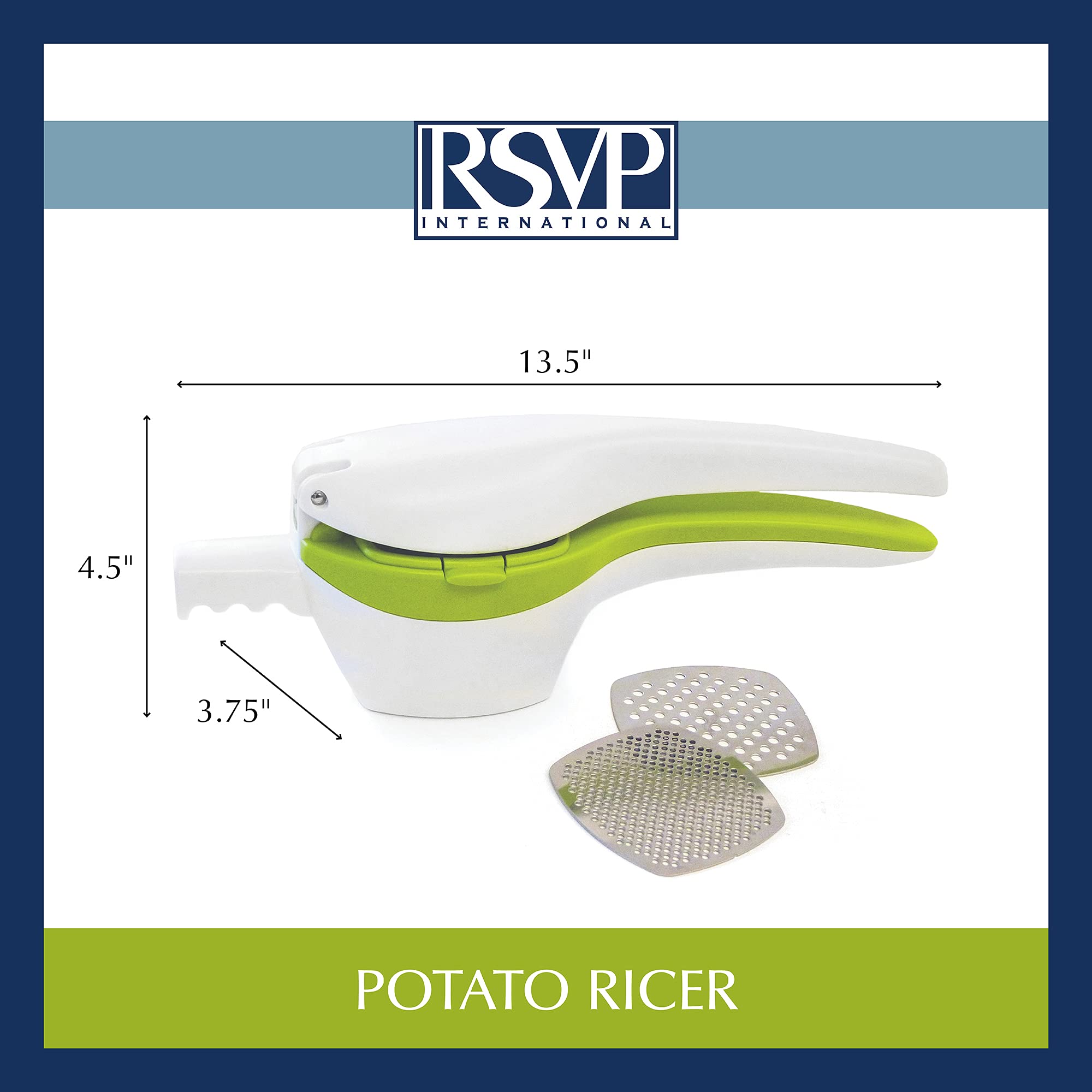 RSVP SPUD label and included plates displayed to highlight materials and components