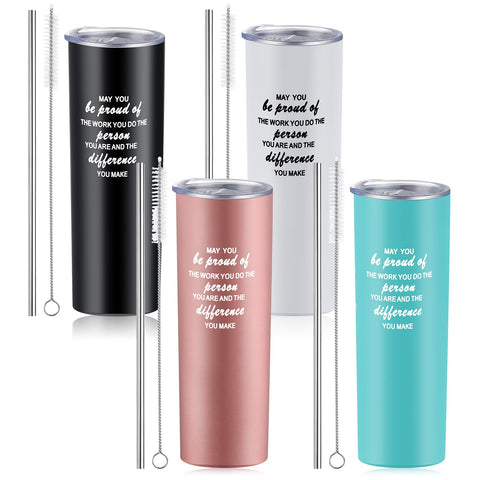Rtteri tumblers front packaging showing four colorful cups and appreciation prints for gifting