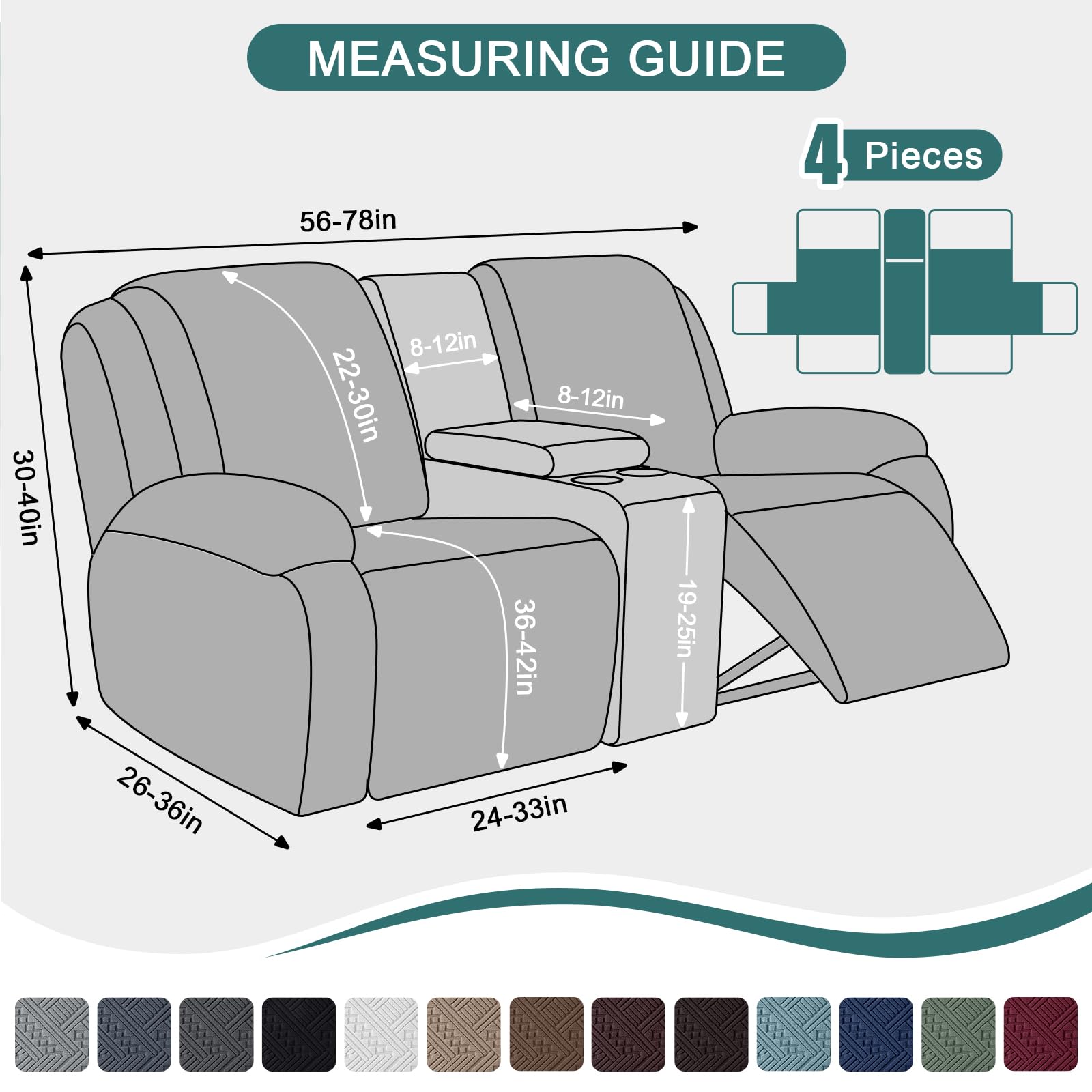 Ruaozz close-up of console cover highlighting snug fit and protected cupholders