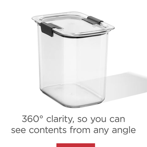 Rubbermaid container in freezer showing safe cold storage and durability