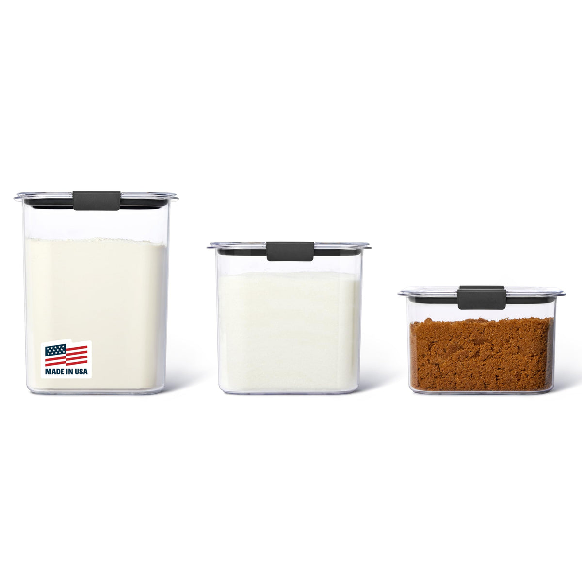 Rubbermaid front packaging showing full 6-piece set and clarity benefit