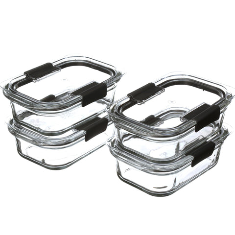 Rubbermaid Brilliance inside fridge showing crystal-clear visibility of contents