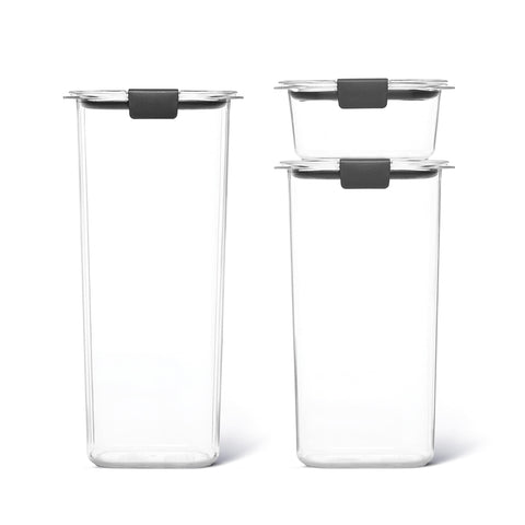 Rubbermaid Brilliance used to serve nuts showing convenience and tidy presentation