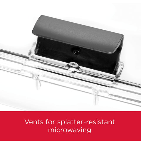 Rubbermaid Brilliance silicone gasket detail illustrating airtight seal that prevents leaks and odors