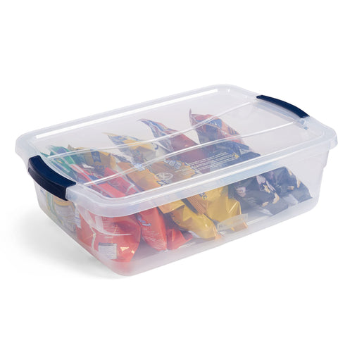 Rubbermaid Cleverstore plastic surface close-up showing shatter-resistant durable texture