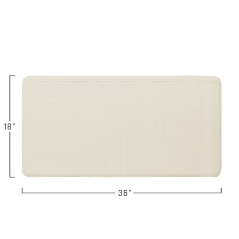 Rubbermaid Commercial mat in a hotel bathroom setting for commercial suitability
