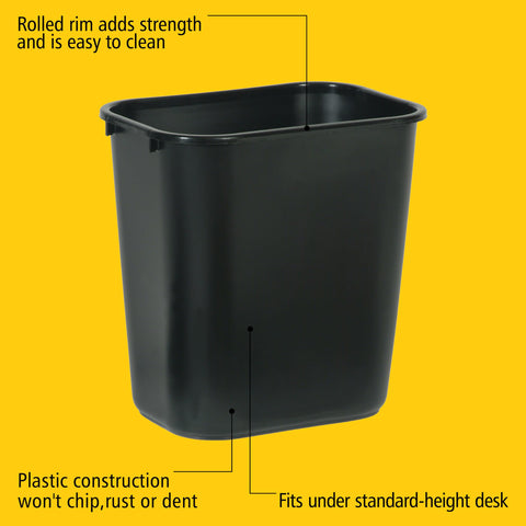 Rubbermaid Commercial nested stack to show storage efficiency and transport