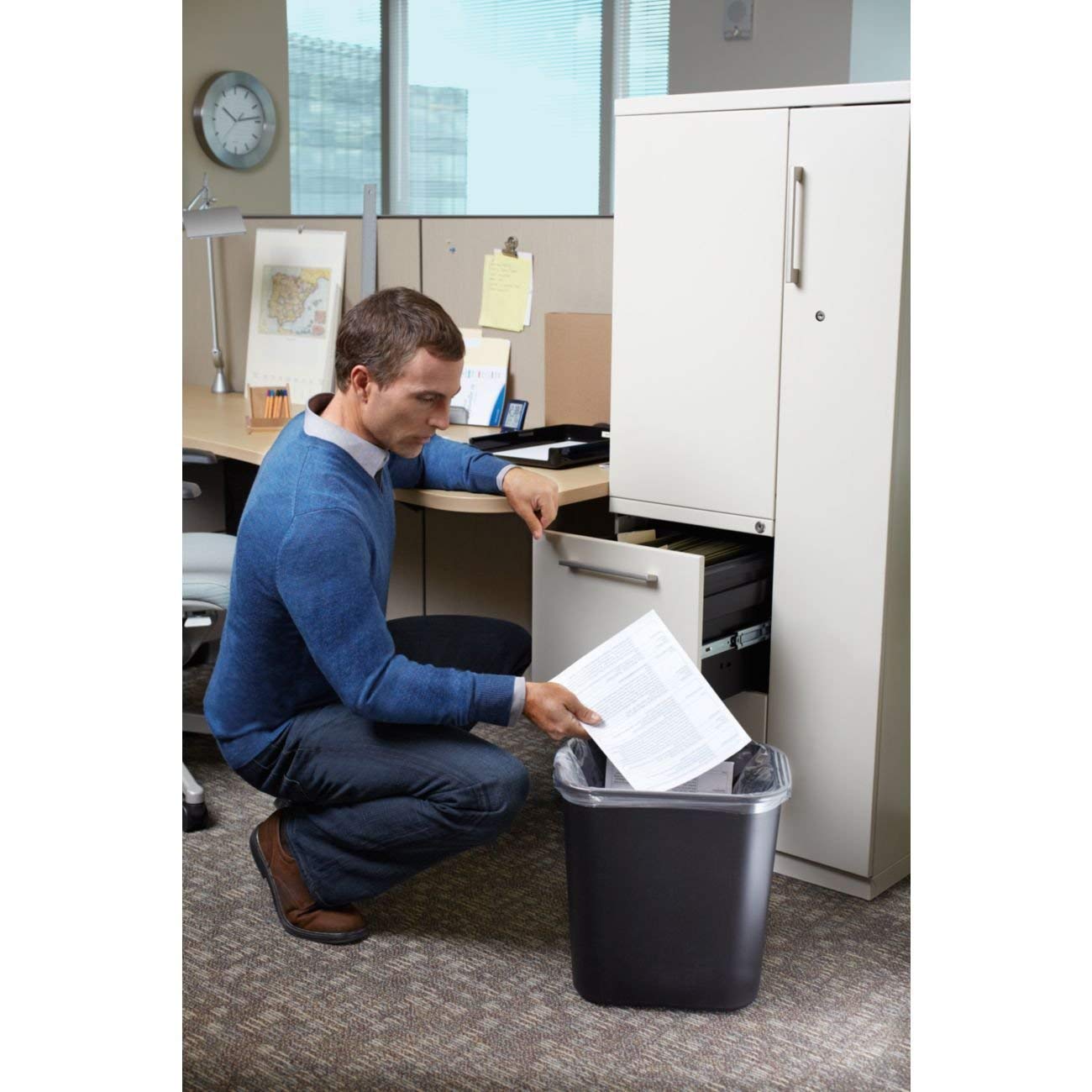 Rubbermaid Commercial matte texture close-up highlighting scuff resistance