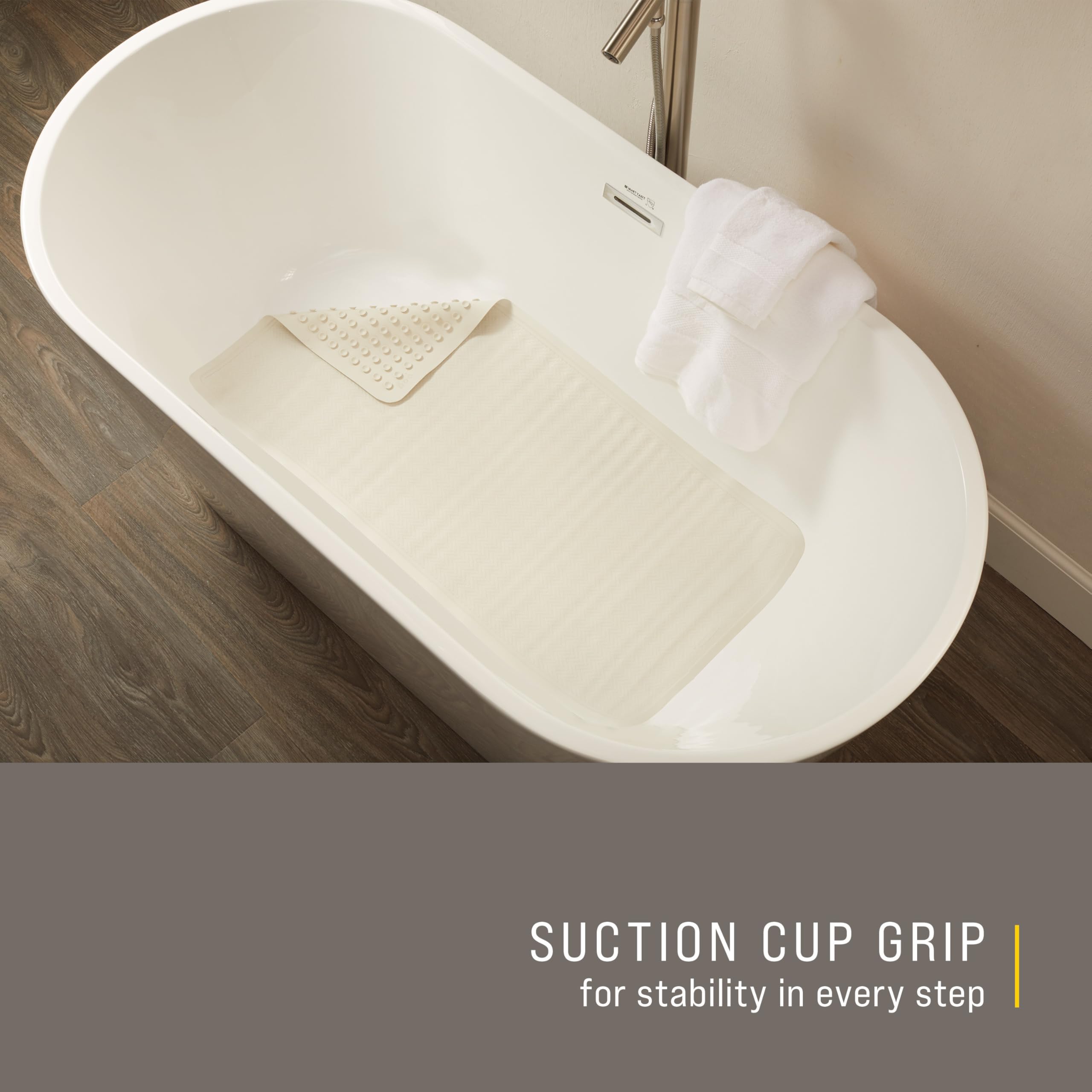 Rubbermaid Commercial underside showing multiple suction cups for secure grip