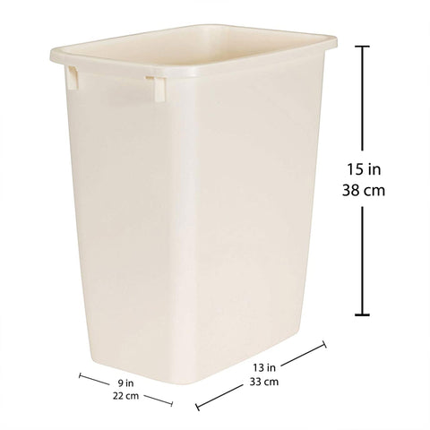 Rubbermaid reinforced rim closeup highlighting durability and secure bag support