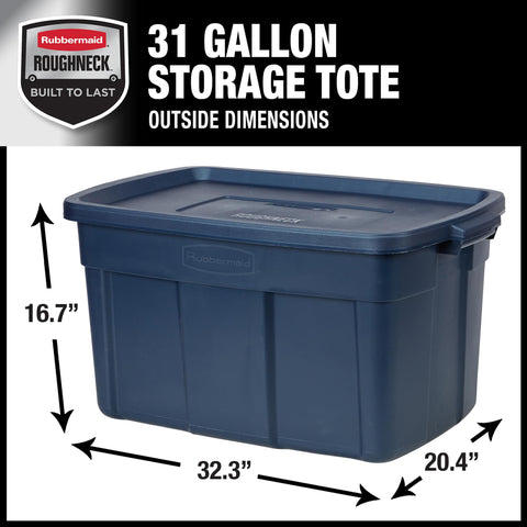 Rubbermaid Roughneck close-up of snap-tight lid demonstrating secure closure