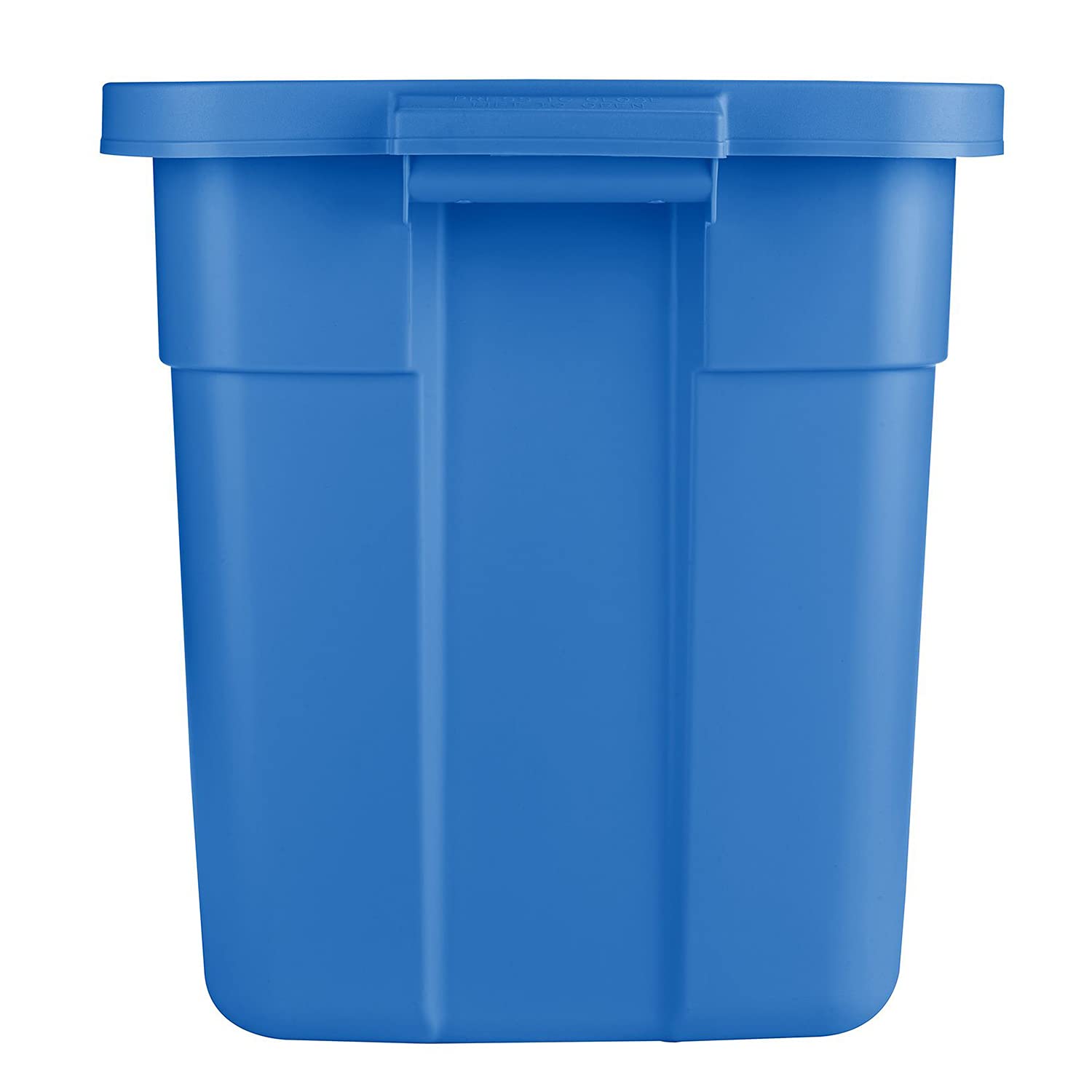 Rubbermaid Roughneck packed with seasonal decor for organized storage